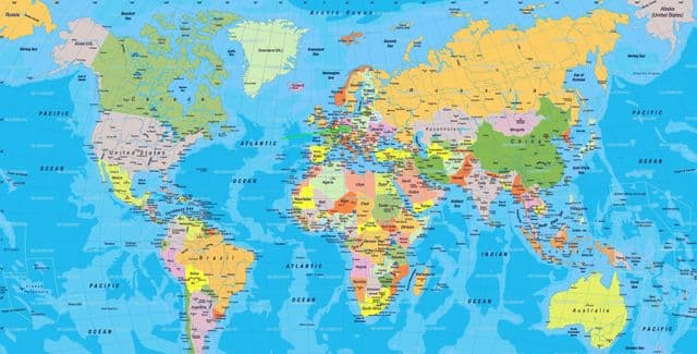 法兰克福在世界地图上的位置